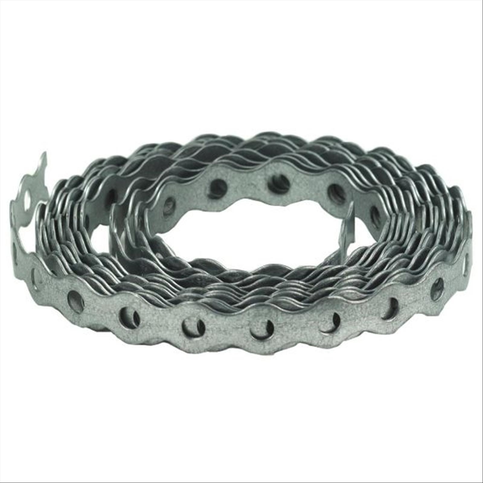 (NEW) 3 PCS. GELIA GALVANIZED STEEL PERFORATED STRAP, 3 M, 10 PCS