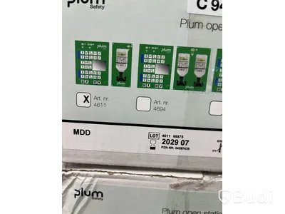 2 ST. ÖGONDUSCHSTATION PLUM | PLASTLÅDA | 1 DUSCH