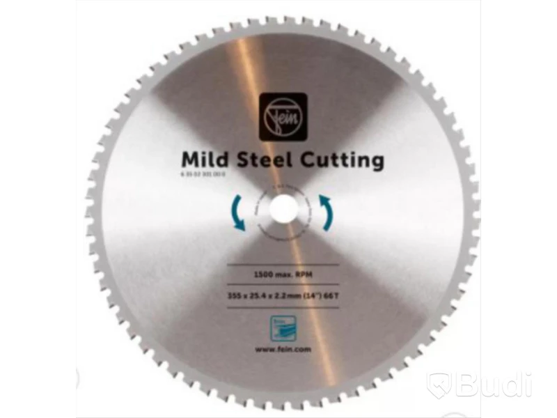 (NEW) 3 PCS. FEIN METAL SAW BLADES, 355 MM, 66 TEETH
