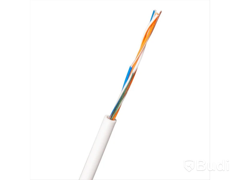 (NEW) 2 PCS. NEXANS EQQXB EASY TELECOM CABLE 2X2X0.5 WHITE R100 (*2)