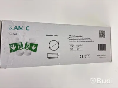 NÖDLJUS ARM LED 26M IP44 LIFEPO4, IRON LUX