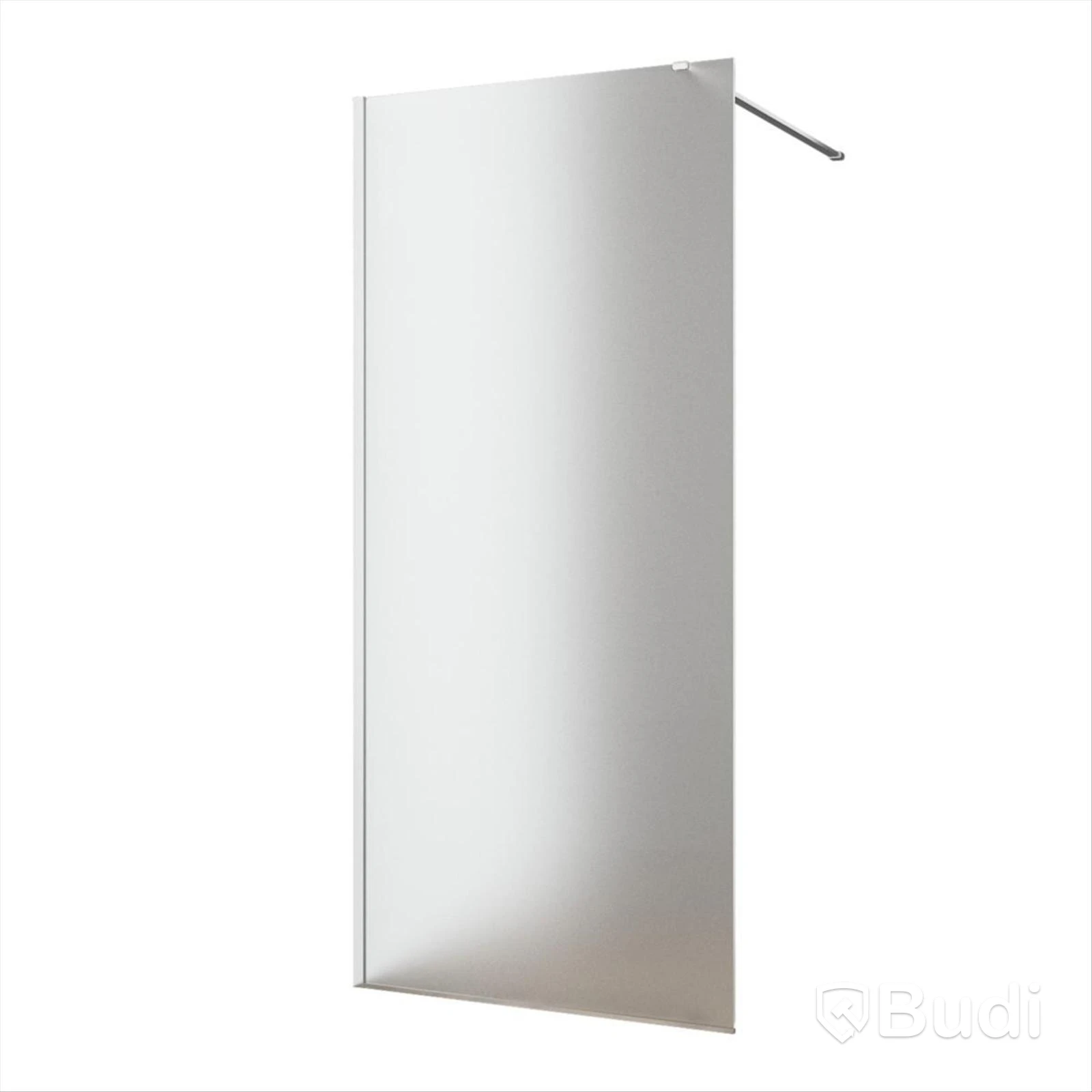 SHOWER SCREEN VIVO STRAIGHT, A-COLLECTION VIVO STRAIGHT FIXED SHOWER SCREEN 90, CHROME/FROSTED GLASS