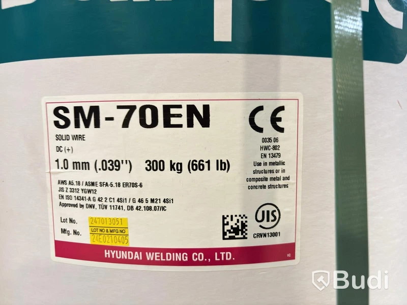 SOLIDTRÅD HYUNDAI SG3 SM-70EN 1.0*300 BALL PAK