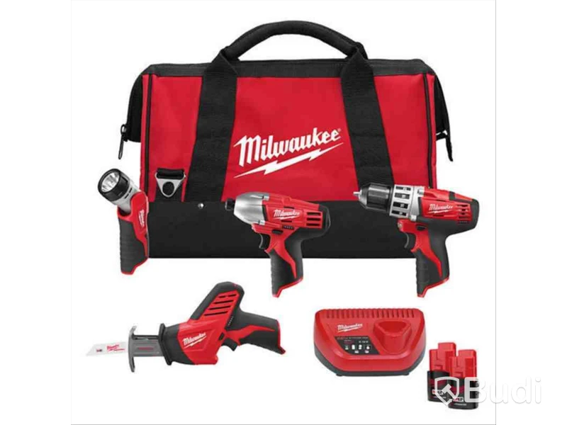 KOMBIKIT MILWAUKEE M12 BPP4A, M12 BPP4A-202B 12V 2X2,0AH
