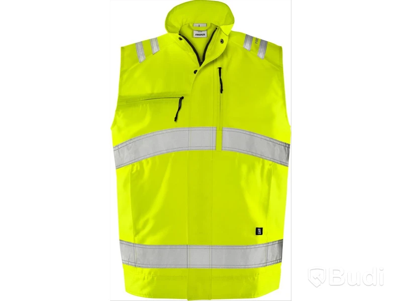 VÄST FR 5067 GPLU GUL GREEN, VARSEL KL2 STL. M