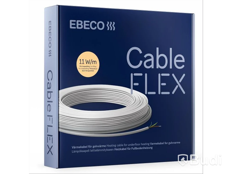GOLVVÄRMEKABEL SERIERESISTIV 2-LEDARE MED SKÄRM EBECO CABLEFLEX 11