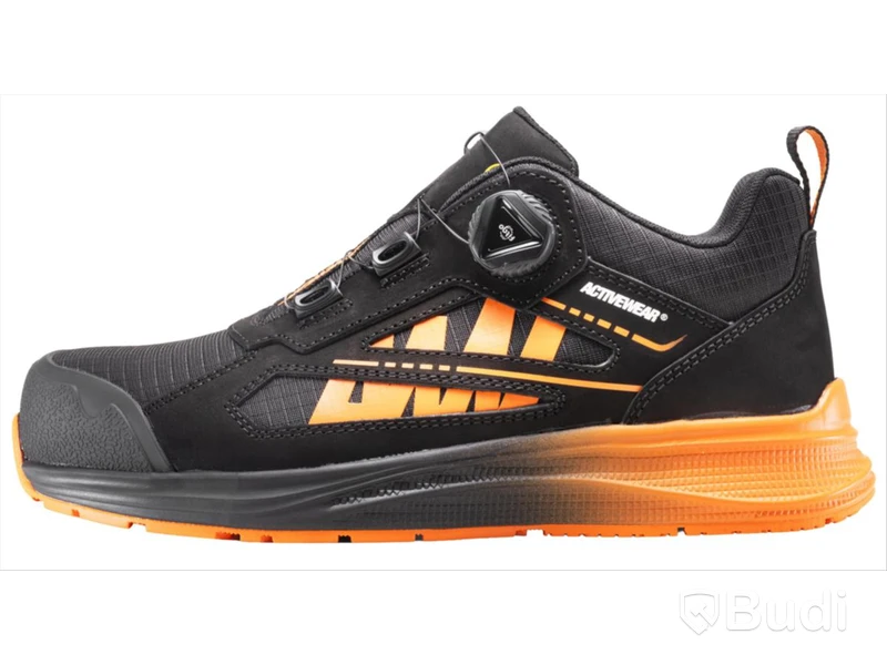 SKYDDSSKO ACTIVEWEAR PUMP 7717, S3S FITGO SVART\/ORANGE STL. 40