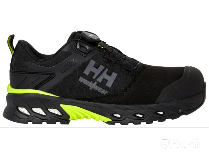 2 ST. SKYDDSSKO HH 78340 MAGNI EVO, BOA S7L SVART\/LIME STL. 45