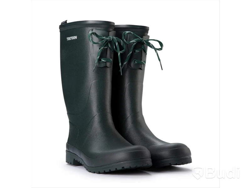 (NEW) TRETORN STRONG S RUBBER BOOTS, TALL, GREEN, SIZE 42