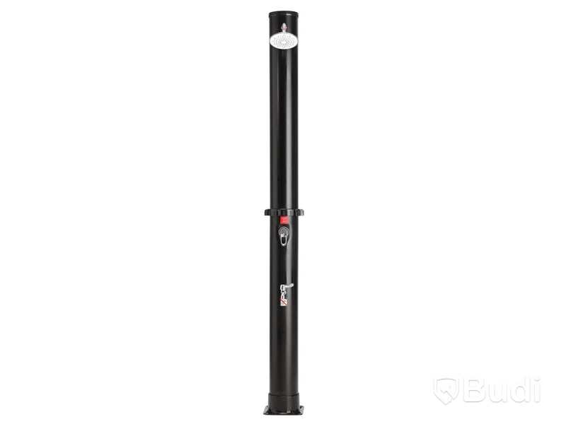(NEW) SOLAR-HEATED OUTDOOR SHOWER, WITH FOOT RINSE, 35 L