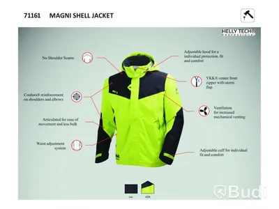 JACKA HH 71161-990 SVART, MAGNI STL M