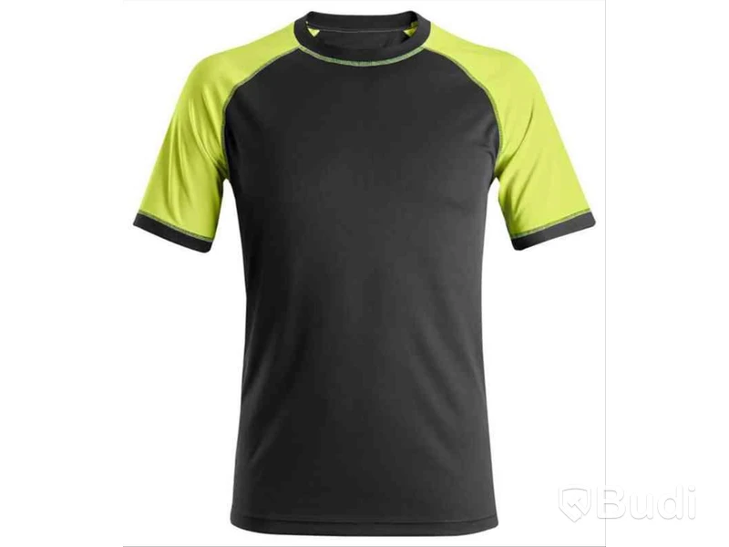 2 st. T-SHIRT SN 2505-0467 SVART\/GUL, L