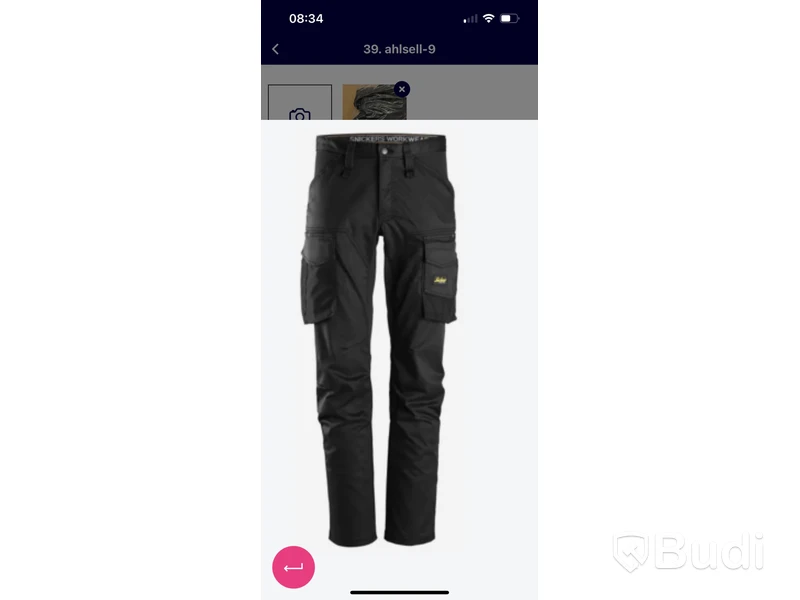6803 AllroundWork Snickers Workwear Servicebyxa stretch, svart Svart, Ord. pris inkl. moms: ca 956 kr