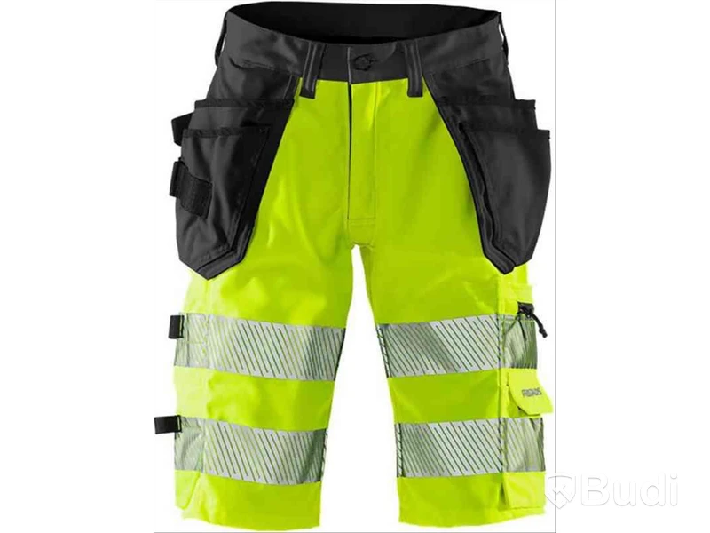 SHORTS FR 2509 PLU STRETCH, VARSEL GUL\/SVART C60, Ord. pris inkl. moms: ca 1100 kr