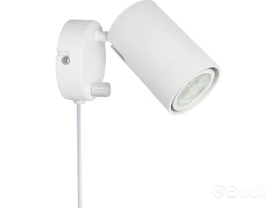 4 ST. VÄGGLAMPA SÖDERÖRA DIMBAR VÄGGLAMPA VIT