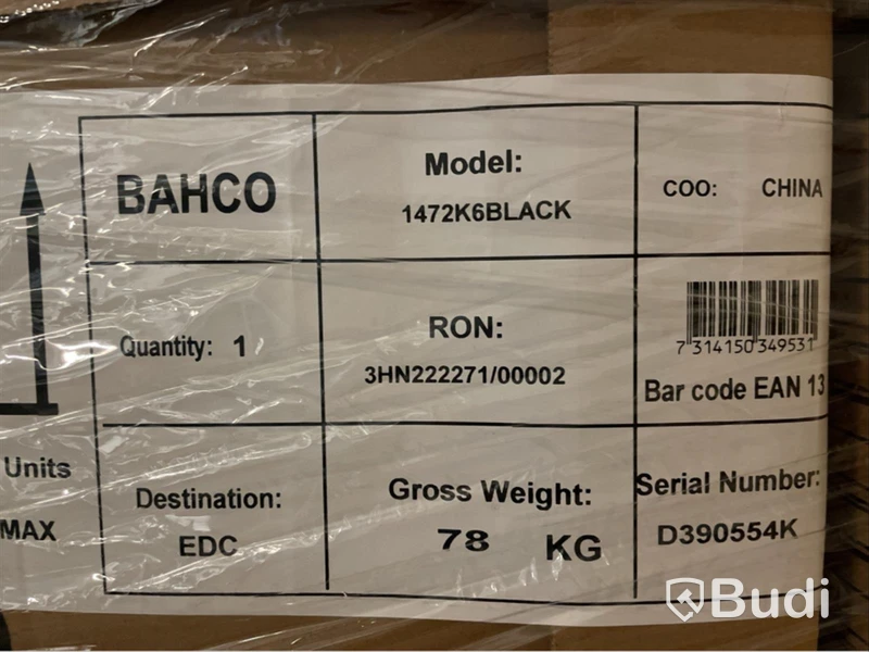 Verktygsvagn Bacho, 1472K6BLACK