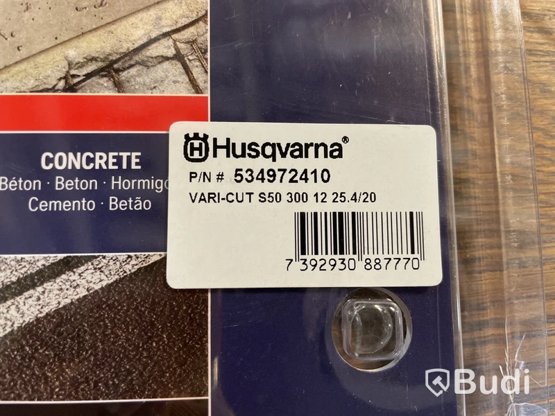 Diamantklinga, Husqvarna vari-cut s50