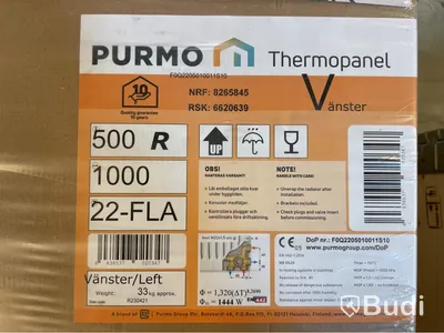 Elradiator Purmo, Thermopanel, Vänster