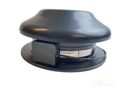 Takfläkt Östberg, TKC 400 C1 svart med kabel