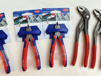 3 st. Polygriptänger och 3 st. Sidavbitare Knipex, olika storlekar