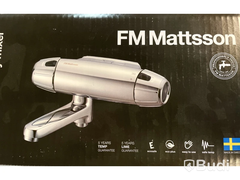 Säkerhetsblandare för bad, FM Mattsson 9000E 40c/c