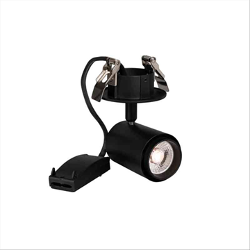 (NY) SPOTLIGHT HIDEALITE, 10W 620LM 2-3K SVART, FOCUS MICRO TUNE