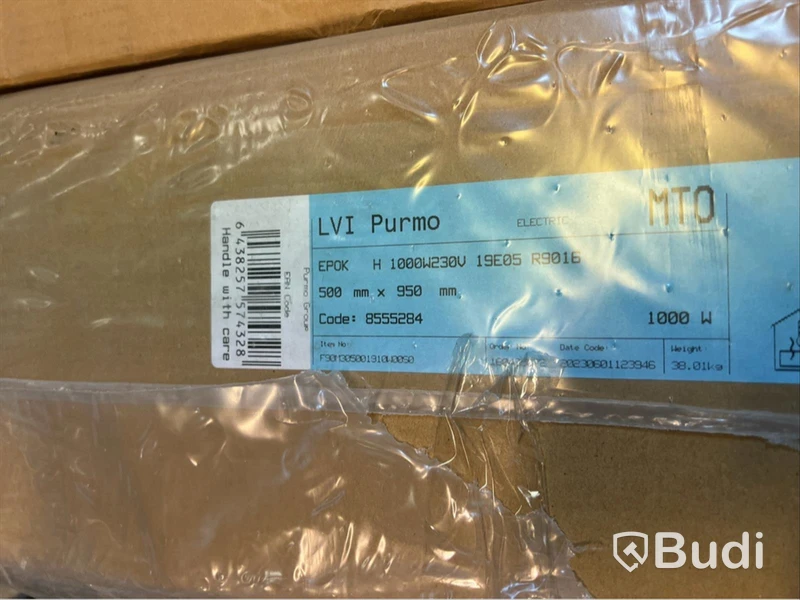 ELRADIATOR Purmo, EPO 1000W, 230V, LVI F2TM00501000A000