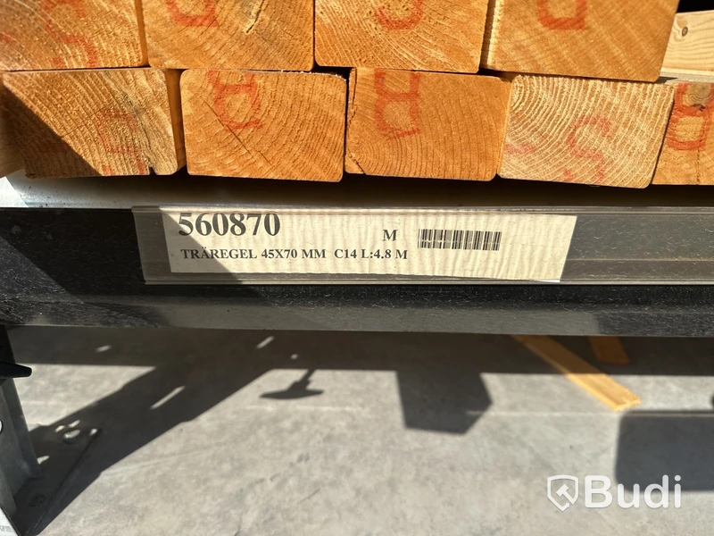 50 st. Byggregel C14 45X70MM L:4.8 M, 560870