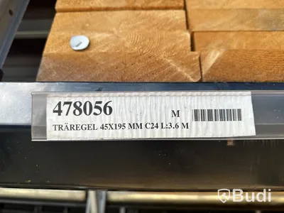 35 st. Byggregel C24 45X195MM L:3.6 M, 478056