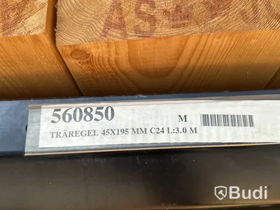 30 st. Byggregel C24 45X195MM L:3.0 M, 560850