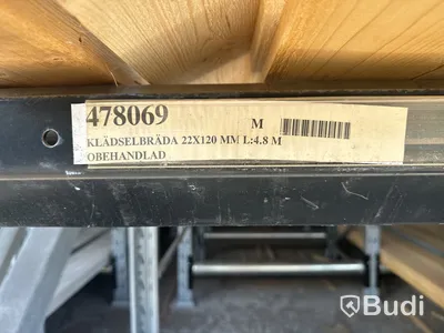 25 st. Ytterpanel 22X120MM L:4.8 M, 478069