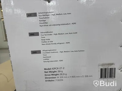 Portabel airconditioner/avfuktare Innova
