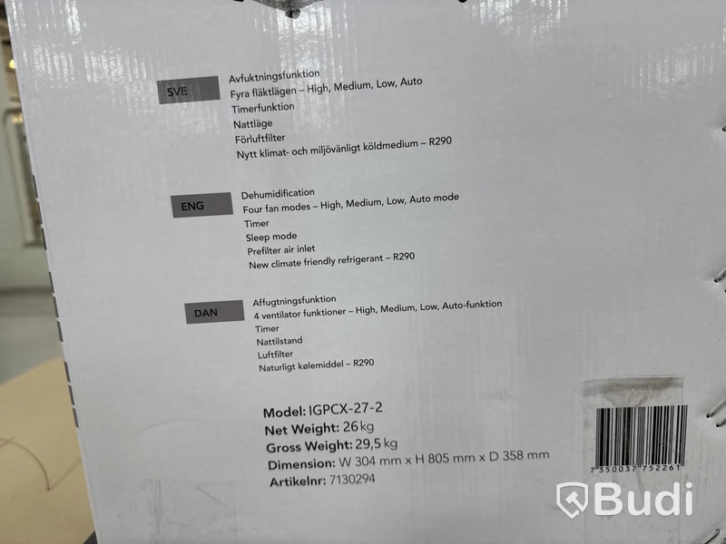 Portabel airconditioner/avfuktare Innova