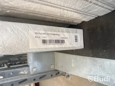 12 st. Fönstersmyg MDF 16X75mm Vit - Spårad, 561518