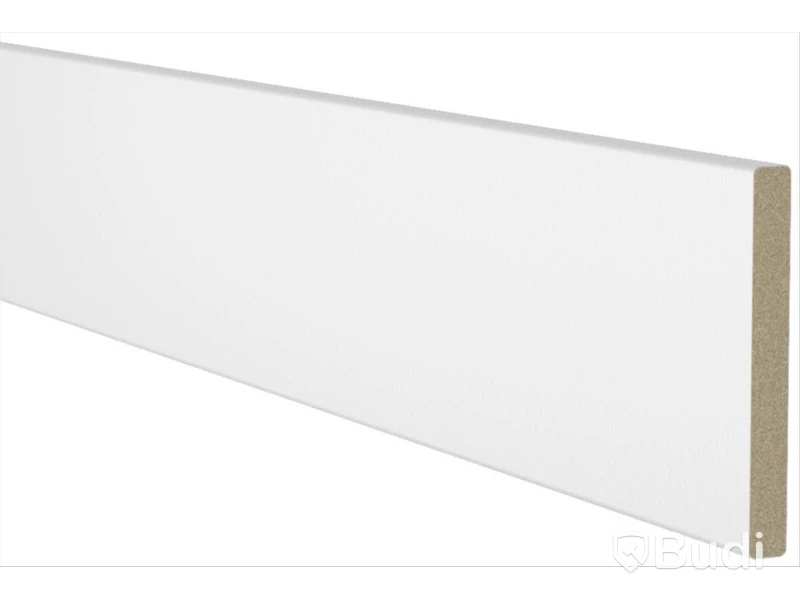 45 st. Dörromfattning mdf 16x130 mm l:2440 & 4400 mm vit 0502-y, (561515 & 562156) se beskrvning, olika längder