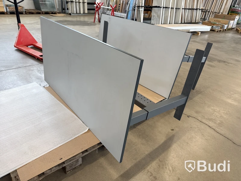 2 st. Arbetsbord / Packbord 160x80 Höj-och-sänkbart