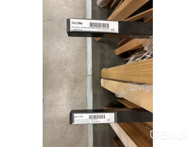 Parti med sockel och foder, lackad ek, olika storlekar