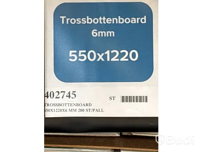 35 st. Trossbottenboard, 550X1220X6 mm, 402745