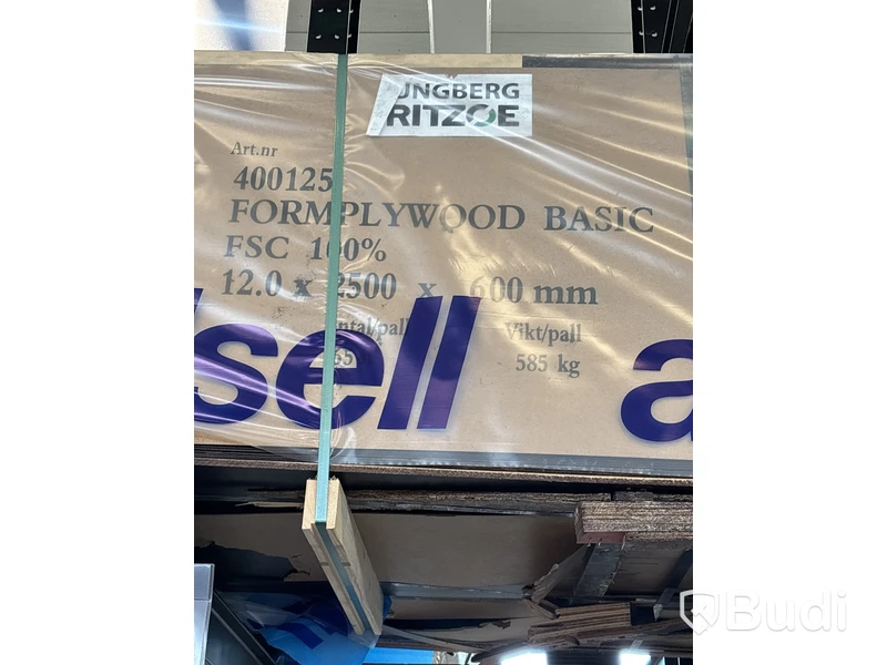 130 st. Formplywood, Basic Twin, 12X2500X600MM, 555764