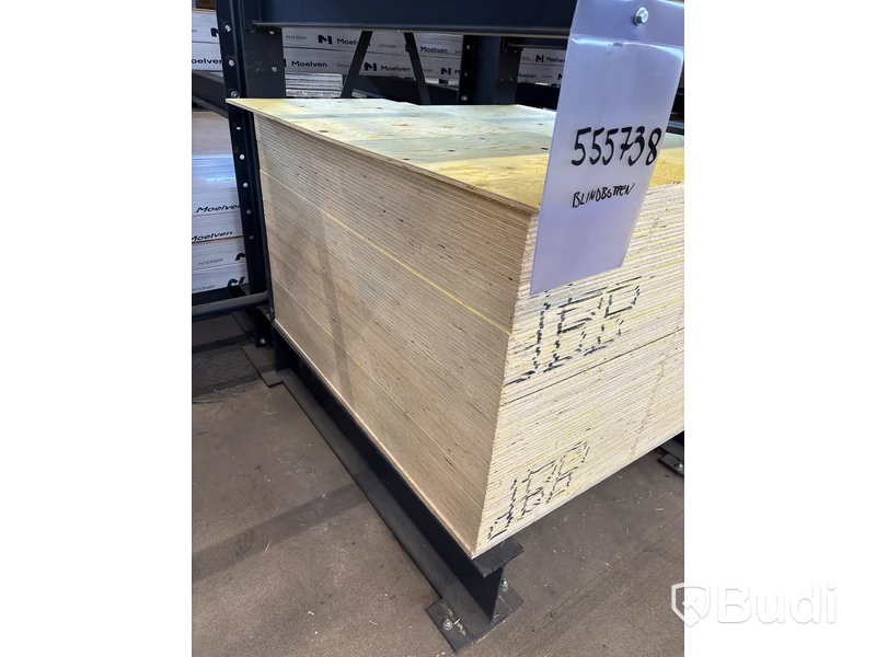 Parti med Blindbottenplywood, 9X550X1200, 555738