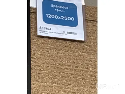 60 st. Spånskiva, Bygg V20, 19X2500X1200, 555864