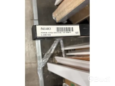 Parti med Foder Furu 12X56MM Vit, olika längder, 561497