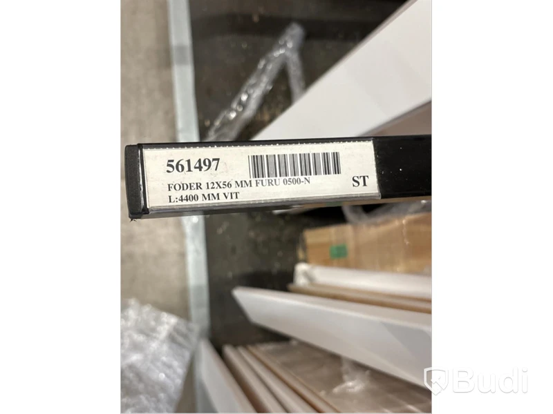 Parti med Foder Furu 12X56MM Vit, olika längder, 561497
