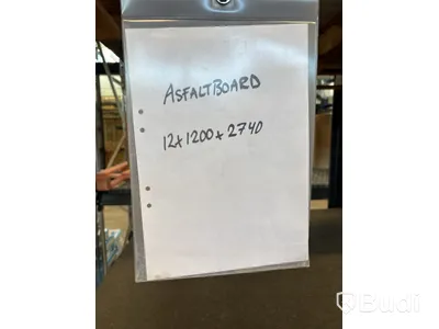5 st. Asfaltboard, 12X1200X2440 MM, 555829