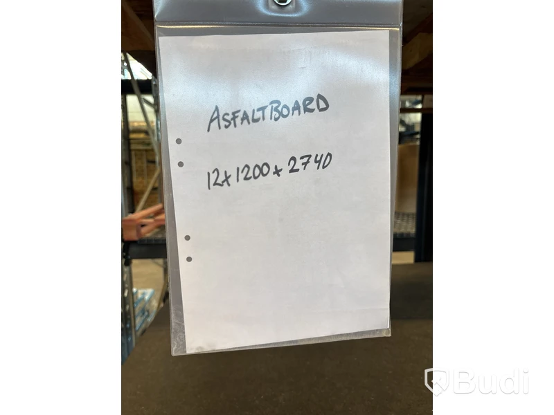 5 st. Asfaltboard, 12X1200X2440 MM, 555829