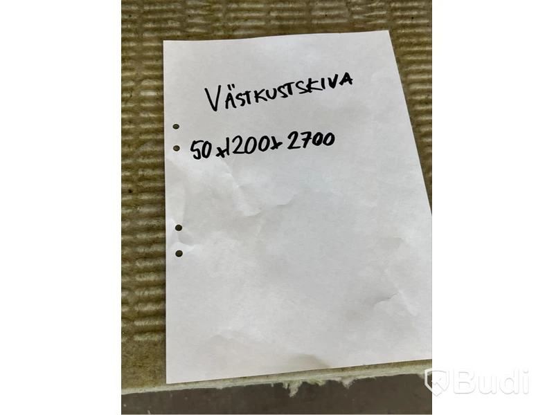 3 st. Västkustskiva, Rockwool, 2700X1200X50, 403011