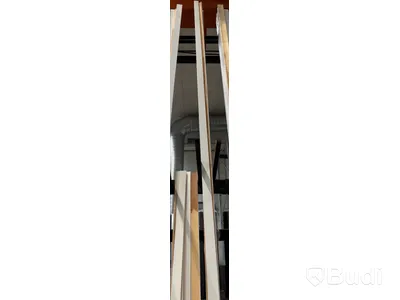 Parti med Klackfoder Furu 21X56MM Vit, olika längder, 724898