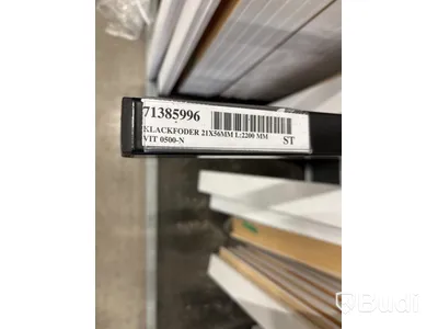 Parti med Klackfoder Furu 21X56MM Vit, olika längder, 724898