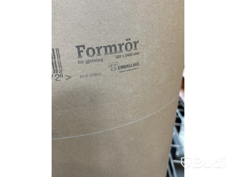 4 st. Formrör, olika storlekar