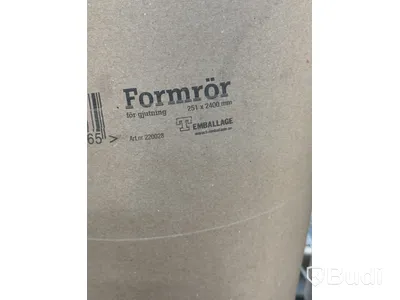 4 st. Formrör, olika storlekar